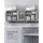 VASAGLE Waschbeckenunterschrank 2 Türen 30 x 60 x 60 cm Grau
