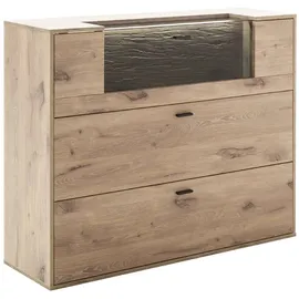 MCA Furniture MCA Hängeschuhschrank Mezzano Holzoptik Viking Eiche