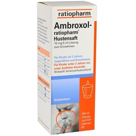 Ratiopharm AMBROXOL-ratiopharm Hustensaft 100 ml