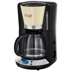 RUSSELL HOBBS Filterkaffeemaschine Colours Plus+ Classic Cream 24033-56, 1.25l Kaffeekanne