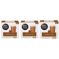 Nescafé Dolce Gusto Café au Lait Kaffeekapseln - 3 x 16 Kapsel Vorteilsbox 48 St