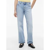 Tommy Hilfiger straight fit Jeans aus Baumwoll-Lyocell-Mix Modell 'SOPHIE', Jeansblau, 28/32