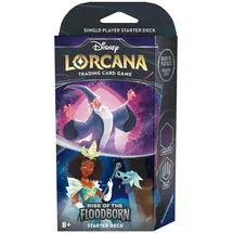 Disney Lorcana: Aufstieg der Flutgestalten Starter Deck Amethyst und Stahl