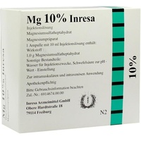 Inresa Arzneimittel GmbH Mg 10% Inresa Injektionslösung