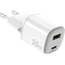 CELLY UPTC1USB1USBC25, Drinnen, USB, Weiß - Weiß