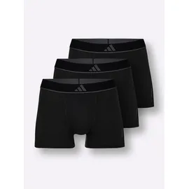adidas Active Micro Flex Eco Boxershorts schwarz/grau L 3er Pack