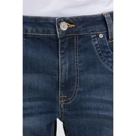 Camp David CAMP DAVID, Herren, Gr. 40, Kurz, tiefblau, Denim/Jeans, Material: 72% Baumwolle, 27% Polyester, 1% Elasthan, Zusatz: Enthält nichttextile Teile tierischen Ursprungs (Badge), unifarben, regular fit, Jeans Jeansshorts, mit Turn-Up Saum