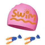 MYGLOAR 1Pcs Badekappe für Mädchen – wasserdichte Kinder-Badekappe, weiche und langlebige Badekappe – Kinder-Badekappe – Kinder-Badekappe mit UV-Schutz, Klassische Unisex-Badekappe aus Silikon