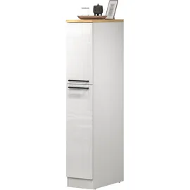 kochstation Apothekerschrank KS-Sole 30 x 60 x 165 cm Weiß