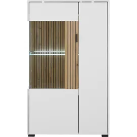 Home Affaire Vitrine Hudson 75 x 38 x 125 cm Weiß