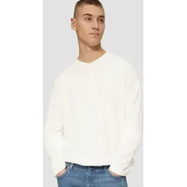 QS Gewaschenes Henley-Longsleeve beige XL