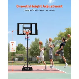 Vevor Basketballkorb Schwarz 135 - 305 cm