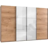 WIMEX Schwebetürenschrank Level by fresh to go 350 x 216 x 0 cm Braun