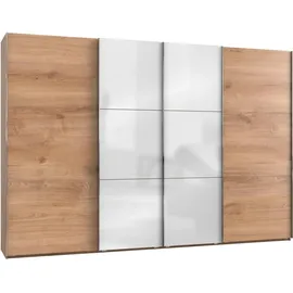 WIMEX Schwebetürenschrank Level by fresh to go 350 x 216 x 0 cm Braun