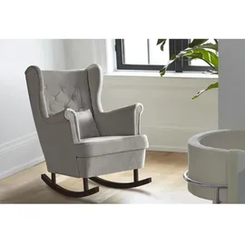 beautysofa Fabio Schaukelstuhl 82 x 103 x 108 cm beige
