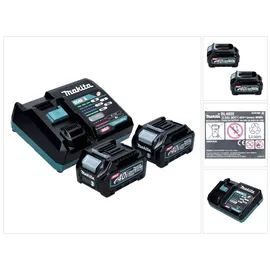 Makita Power Source Kit 40 V XGT Li-Ion 2 x 2,5 Ah + DC40RA Ladegerät 191L76-1