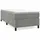 vidaXL Boxspringbettgestell Hellgrau 100x200 cm Samt