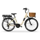 MBM Elektro-Citybike RHEA 24 Zoll, creme