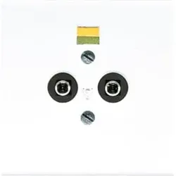 Jung Potential-Ausgl.Steckdose 2 Steckerstifte LS 965-2 WW