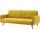 SalesFever Sofa 3-Sitzer - Strukturstoff fein gelb 368640