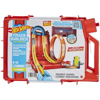 Hot Wheels Track Builder Unlimited Kanister Stunt Box inkl. 1 Spielzeugauto