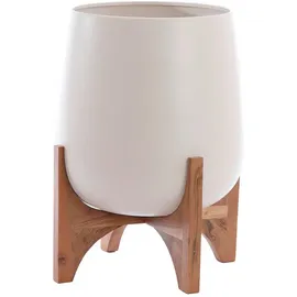 Light & Living Karuna Pflanzentopf rund 53 cm Holz