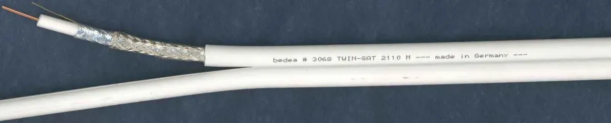 bda connectivity SAT-Spezialkabel TWIN-SAT2110MA+Ri100