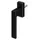 SOTech Fenstergriff CUBE schwarz mit Befestigungsmaterial