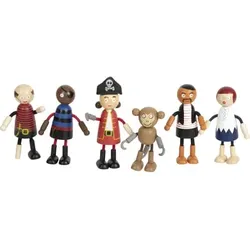 small foot® Biegepuppen Piraten Figuren