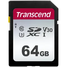 Transcend SDC300S SDXC Class 10 U1 V10 64 GB