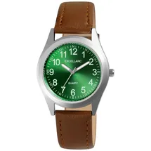 Excellanc Herren-Uhr mit Kunstlederions-Armband