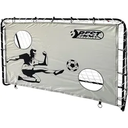 Best Sporting Fußballtor + Torwand 2 Schusslöcher grau 11061 EINHEITSGRÖSSE