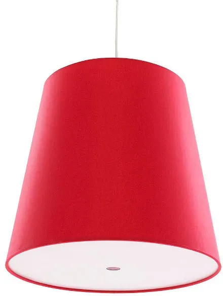 FRAUMAIER Single SmallCluster Pendelleuchte, rot