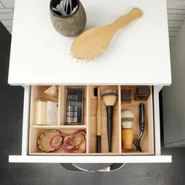 Fackelmann Schubladen-Box Buche 17 cm x 7 cm x 32 cm