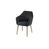 Woodford Armlehnstuhl  Shell ¦ schwarz ¦ Maße (cm): B: 59 H: 86 T: 61.0