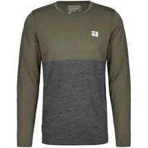 Ortovox 150 Cool Logo L/S Merinoshirt Grün XL