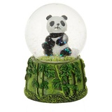 Hti-Living Schneekugel Panda Dekokugel Glaskugel Dekoration Panda Pandabär