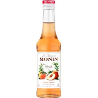 (22,76€/l) Monin Pfirsich Sirup 0,25l Flasche