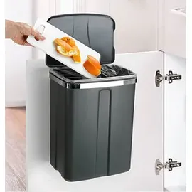 Wenko Mülleimer 12 l Grau