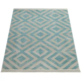 KADIMA DESIGN Teppich, Blau, Textil, Rechteckig, 150x80 cm, in verschiedenen Größen erhältlich, Teppiche & Böden, Teppiche