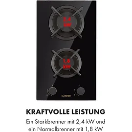 Klarstein Gaskochfeld 2 Flammig