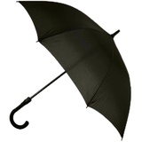 BigBuy Home Regenschirm, Schwarz, Metall, Stoff, 100 x 100 x 84 cm (24 Stück), Schwarz, Estándar, Bohemien