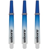 Unicorn Information System Unicorn Gripper 3 Two-Tone Schaft, kurz, kleines Gewinde, blau/weiß, Short 34.4 mm