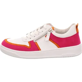 Gabor Sneaker Damen Weite E Orange/Pink/Weiß 38,5