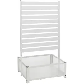 MCW Beet mit Rankgitter 158 x 90 x 75 cm Weiß