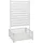 MCW Beet mit Rankgitter 158 x 90 x 75 cm Weiß