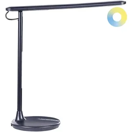 Beliani Schreibtischlampe Schwarz 38 cm verstellbar DRACO mit Dimmer Metall LED integriert, 32x38x17 Lampen - Leuchten, Innenbeleuchtung, Tischlampen, Schreibtischlampen
