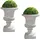 Hti-Living Athene 30,5 x 30,5 x 41 cm Grau Komplettset