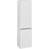Villeroy & Boch Subway 3.0 Hochschrank C59301VE 40x171x36,2cm, Schanier rechts/Griff Volcano black, Brilliant white