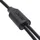 InLine USB-A auf 2x USB-C 2 m Schwarz